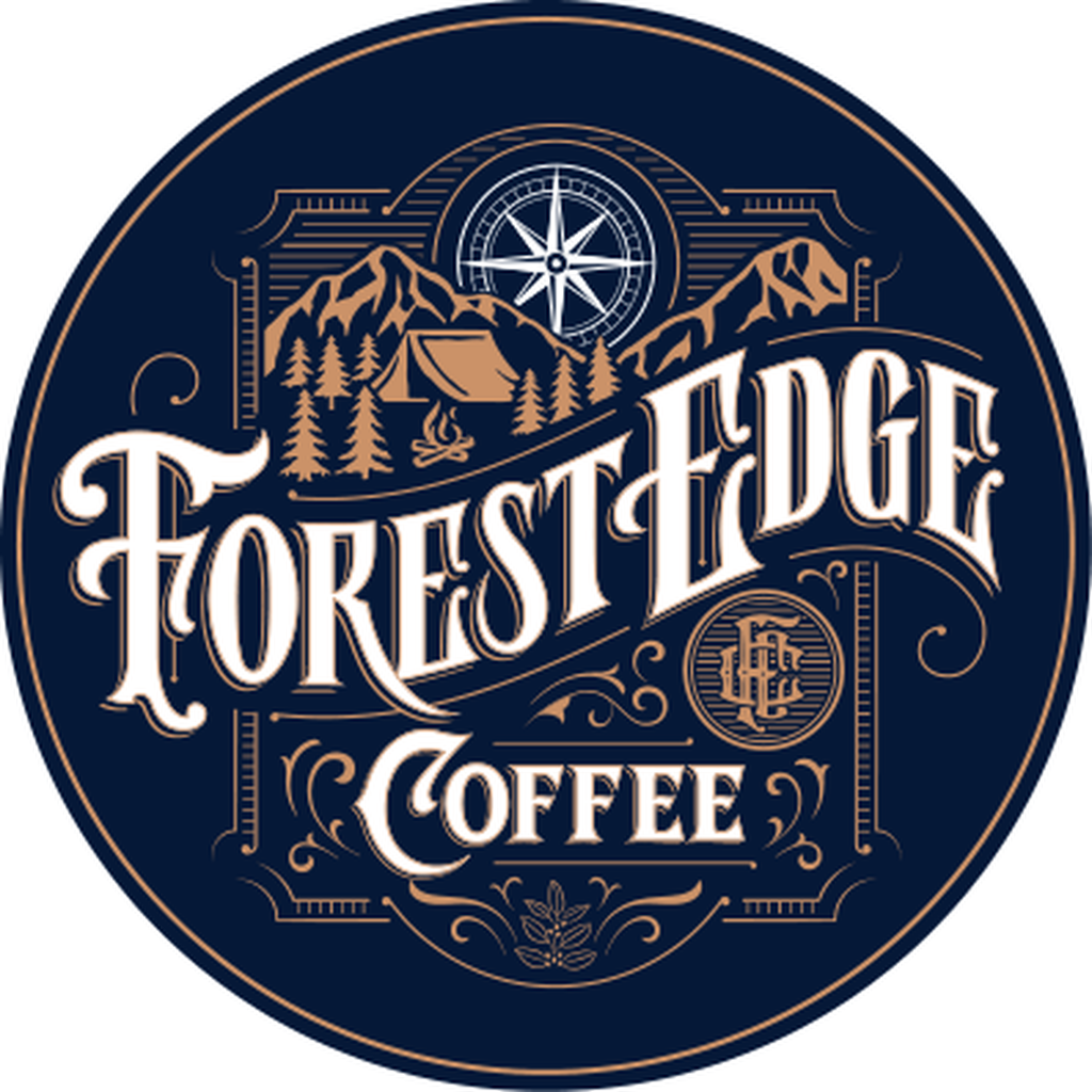Forest Edge Coffee Logo Sticker — 2⅜" Vinyl