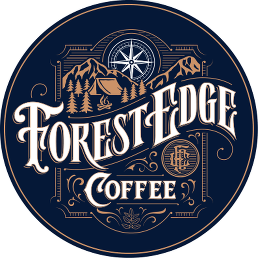 Forest Edge Coffee Logo Sticker — 2⅜" Vinyl
